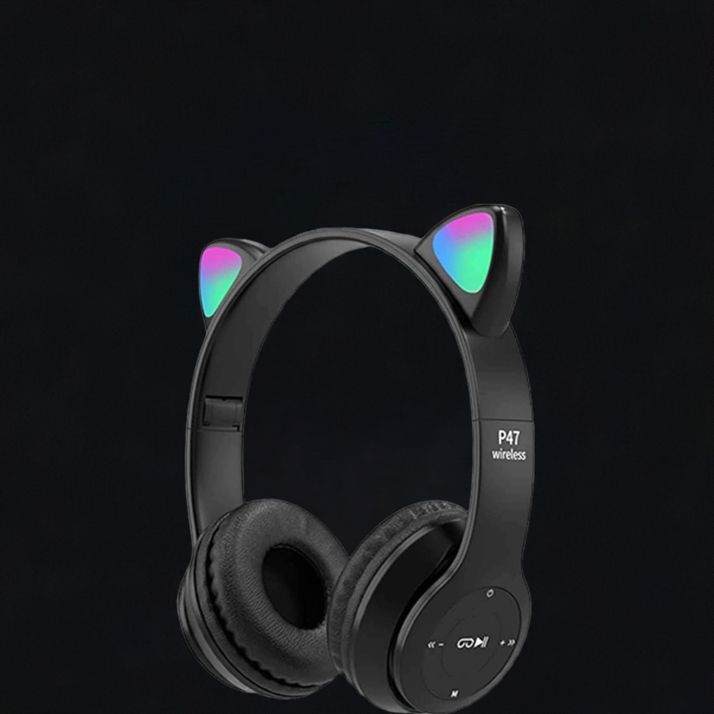 p47  Cat Ear wireless Bluetooth headsets