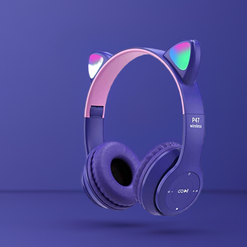 p47  Cat Ear wireless Bluetooth headsets