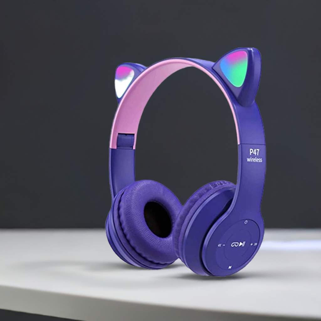 p47  Cat Ear wireless Bluetooth headsets