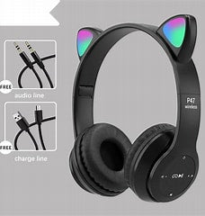 p47  Cat Ear wireless Bluetooth headsets